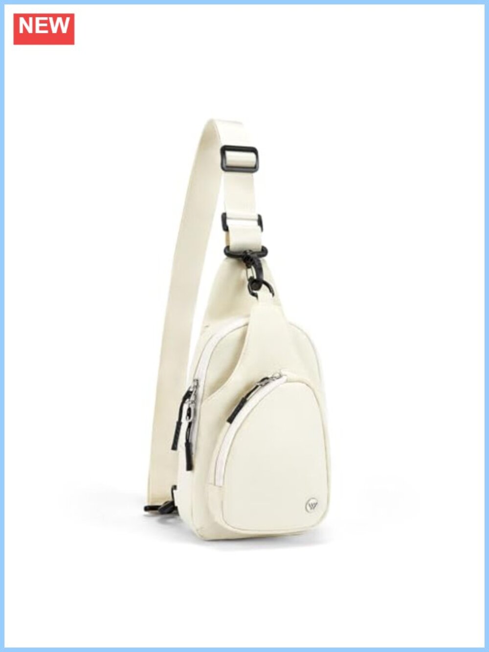 Nylon Crossbody Sling Bag Lightweight Travel Casual